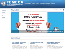 Tablet Screenshot of femeca.org.ar